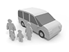Cars | Travel | Family-Pictograms | People | Illustrations | Free Materials | Pictograms