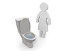 Toilet ｜ Frequent urination ｜ Women ｜ Problems-Pictograms ｜ People ｜ Illustrations ｜ Free materials ｜ Pictograms