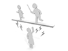 Noise | Children | Upstairs | Running-Pictograms | People | Illustrations | Free Materials | Pictograms