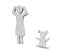 Cry ｜ Children ｜ Care ｜ Very --Pictogram ｜ People ｜ Illustrations ｜ Free Materials ｜ Pictograms