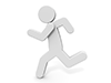 Run ｜ Hurry ｜ Late ｜ Late ｜ Pictogram ｜ Person ｜ Illustration ｜ Free Material ｜ Pictogram