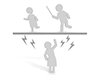 Mansion ｜ Children ｜ Noise ｜ Running --Pictogram ｜ People ｜ Illustrations ｜ Free Materials ｜ Pictograms