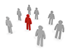 Group ｜ People ｜ Red-Pictogram ｜ People ｜ Illustrations ｜ Free Materials ｜ Pictograms