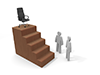 Rivals | Promotion | Stairs | Chairs-Pictograms | People | Illustrations | Free Materials | Pictograms