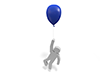 Balloons ｜ Fly ｜ Rise ―― Pictogram ｜ People ｜ Illustrations ｜ Free Material ｜ Pictogram